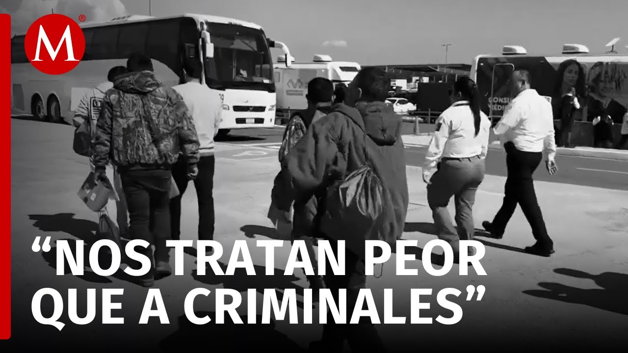 Nuevo vuelo de mexicanos deportados llega a Tapachula, Chiapas