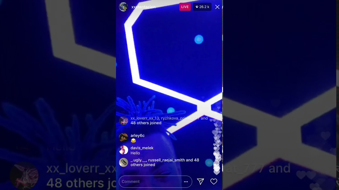 XXXTENTACION PREVIEWS UNRELEASED SONG AND TALKS HAIR ON INSTAGRAM LIVE!!