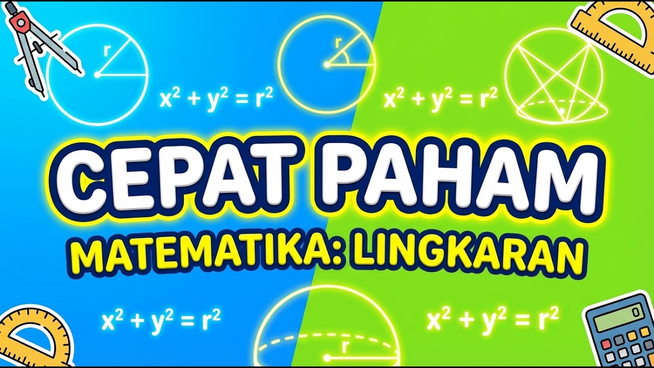 Mudah Paham Konsep Dasar, Unsur-Unsur, dan Garis Singgung Lingkaran | Matematika SMA