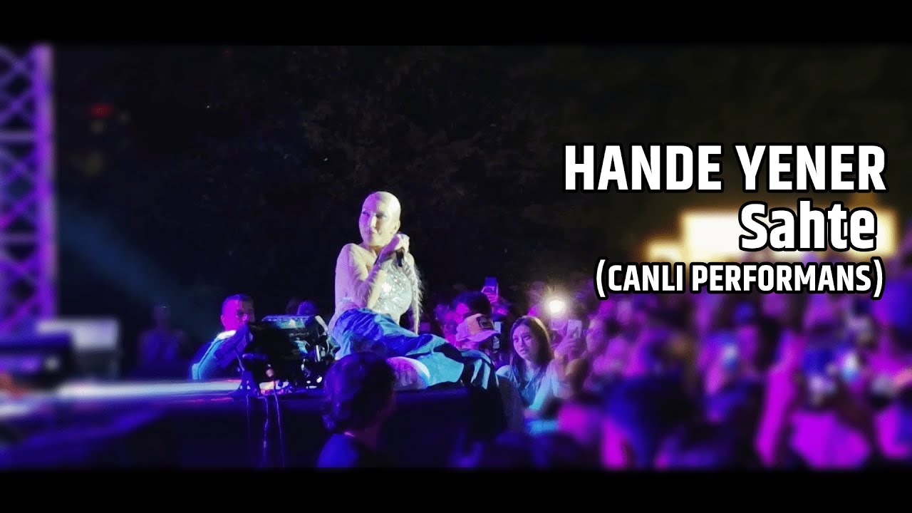 Hande Yener - Sahte (CANLI PERFORMANS)