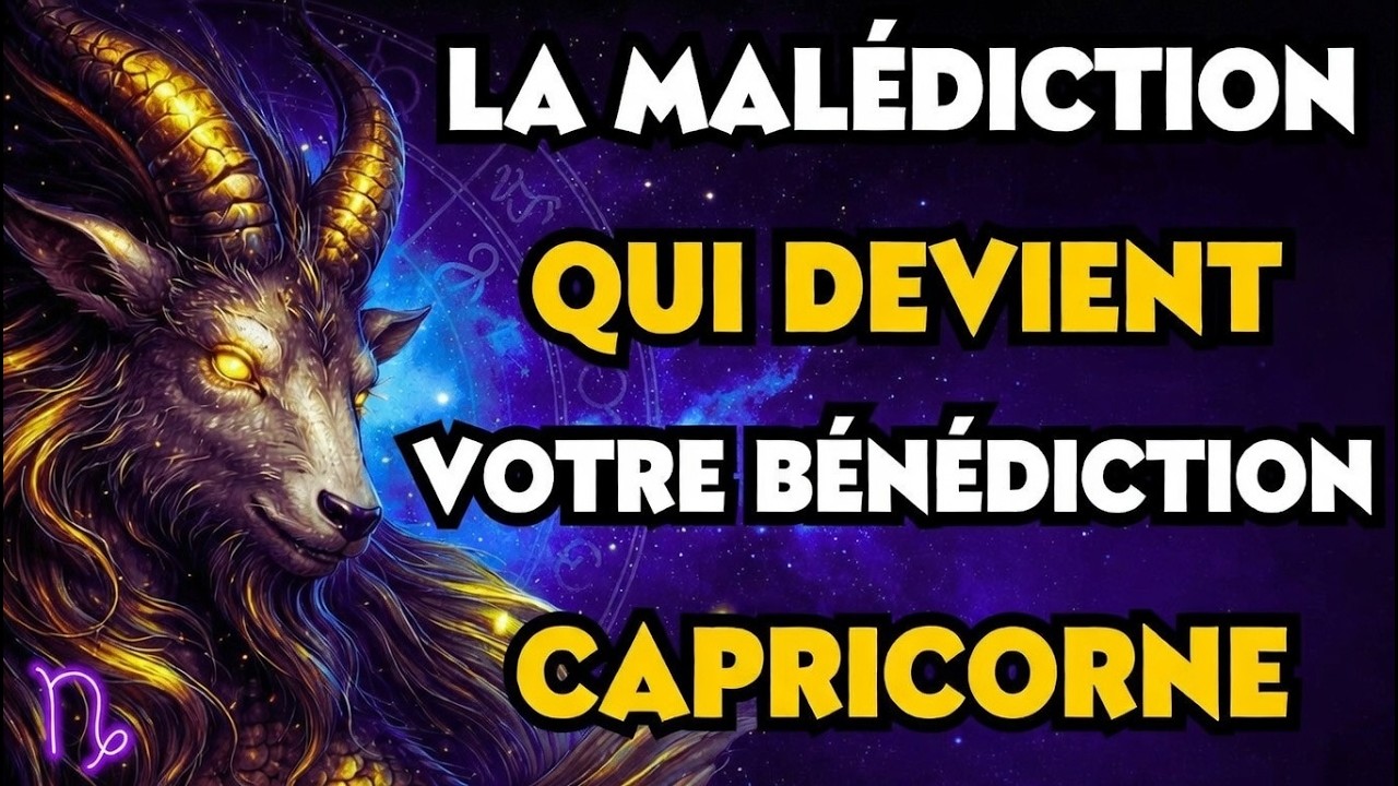 CAPRICORNE : La malédiction du Capricorne qui devient votre plus grande bénédiction