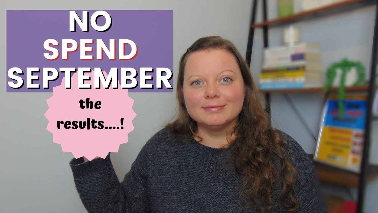 No Spend September - The Results! Did I Manage To Stick To My Budget?