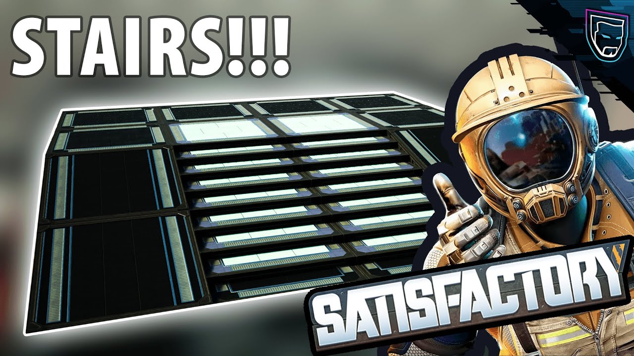 GAME CHANGER FUNCTIONAL FOUNDATION STAIRS in Satisfactory!
