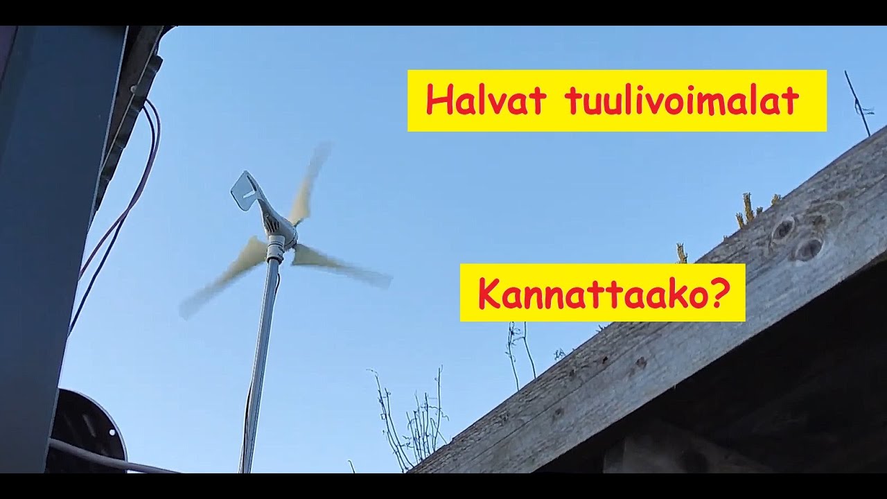 Totuus halvoista tuulivoimaloista