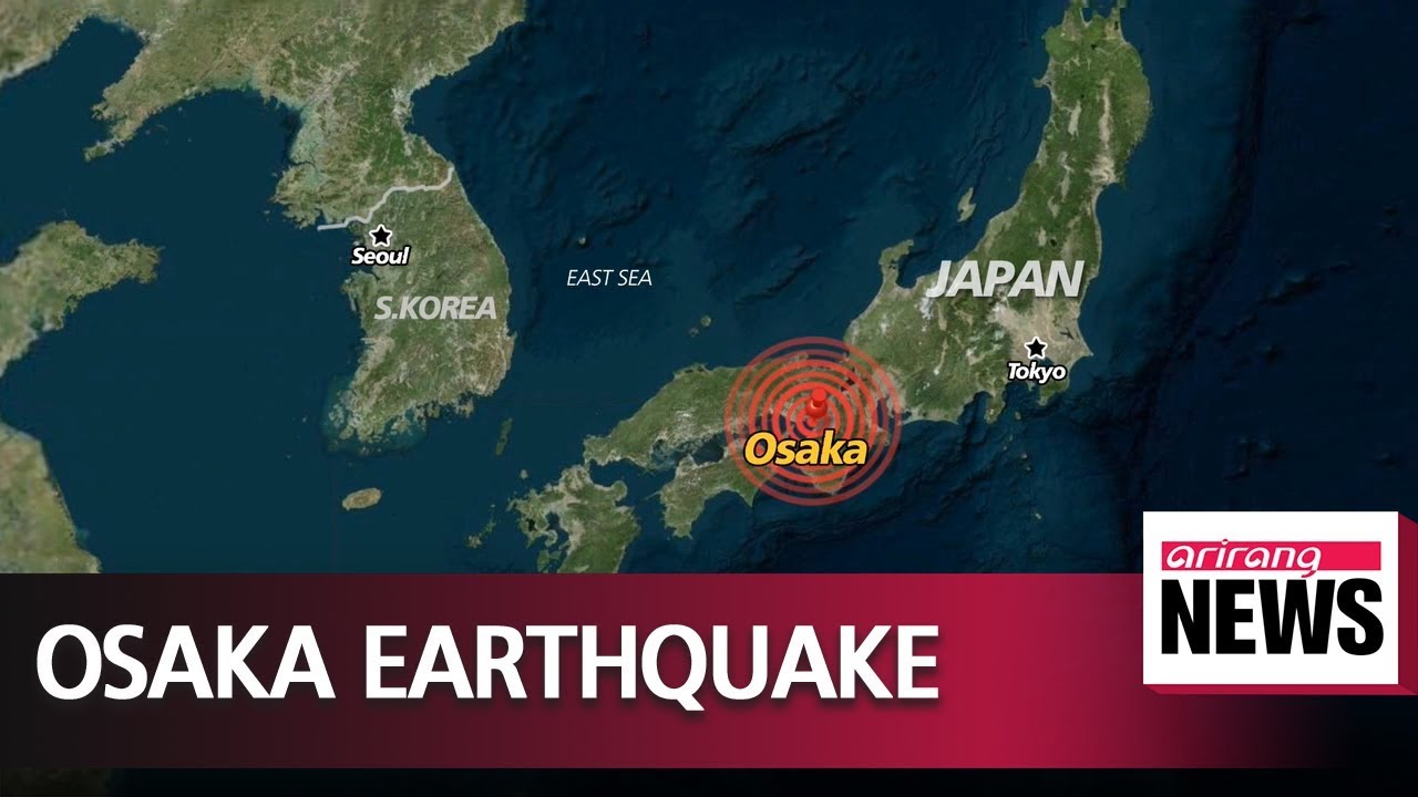 Magnitude 6.1 earthquake hits Osaka; no tsunami warning issued