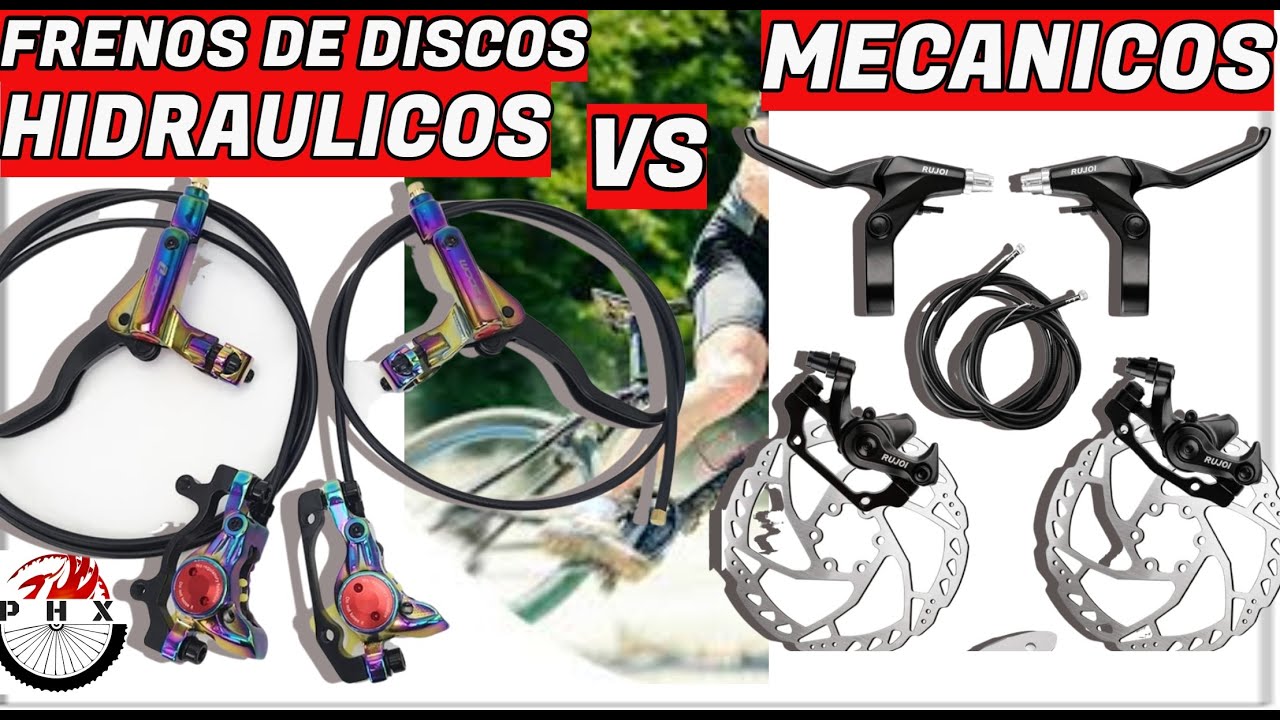 FRENOS DE DISCO HIDRAULICOS VS FRENOS MECANICOS/CICLISMO ,BICICLETAS,MTB
