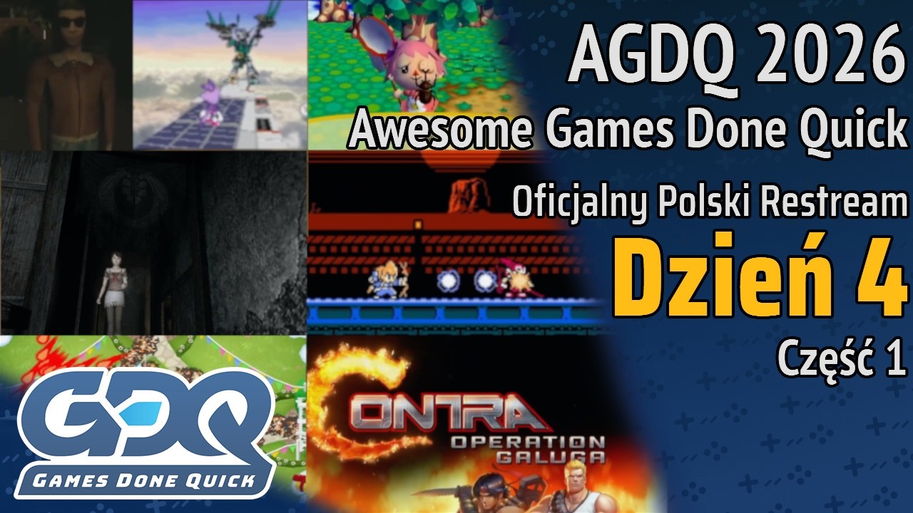 AGDQ 2026 - Polski Restream - Dzień 4 Część 1