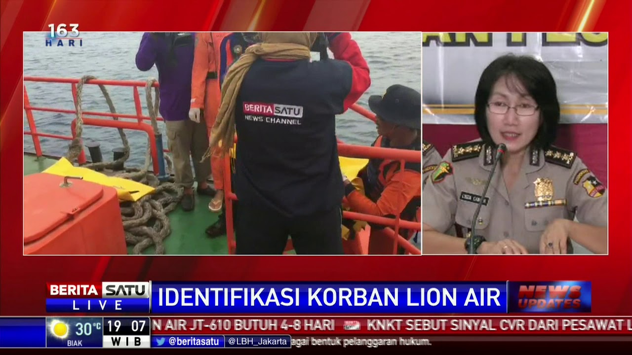 Tim DVI Polri Kembali Identifikasi 13 Jenazah Korban Lion Air