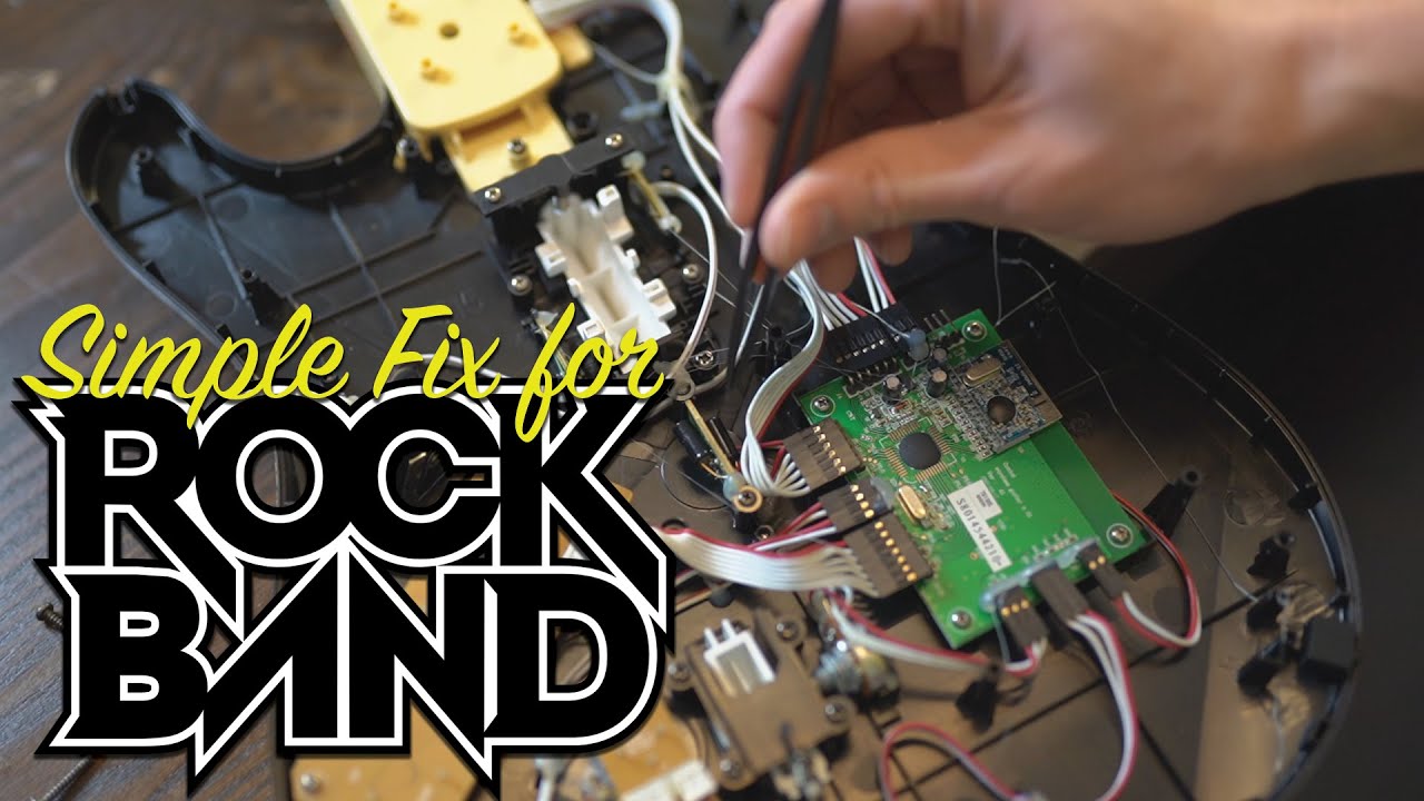 How to Fix Rockband Guitar Overdrive or Star Power - Tilt Switch SW 520D