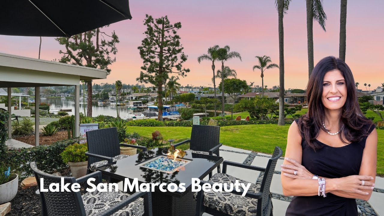 Luxury Waterfront Home for Sale | Lake San Marcos Resort-Style Living