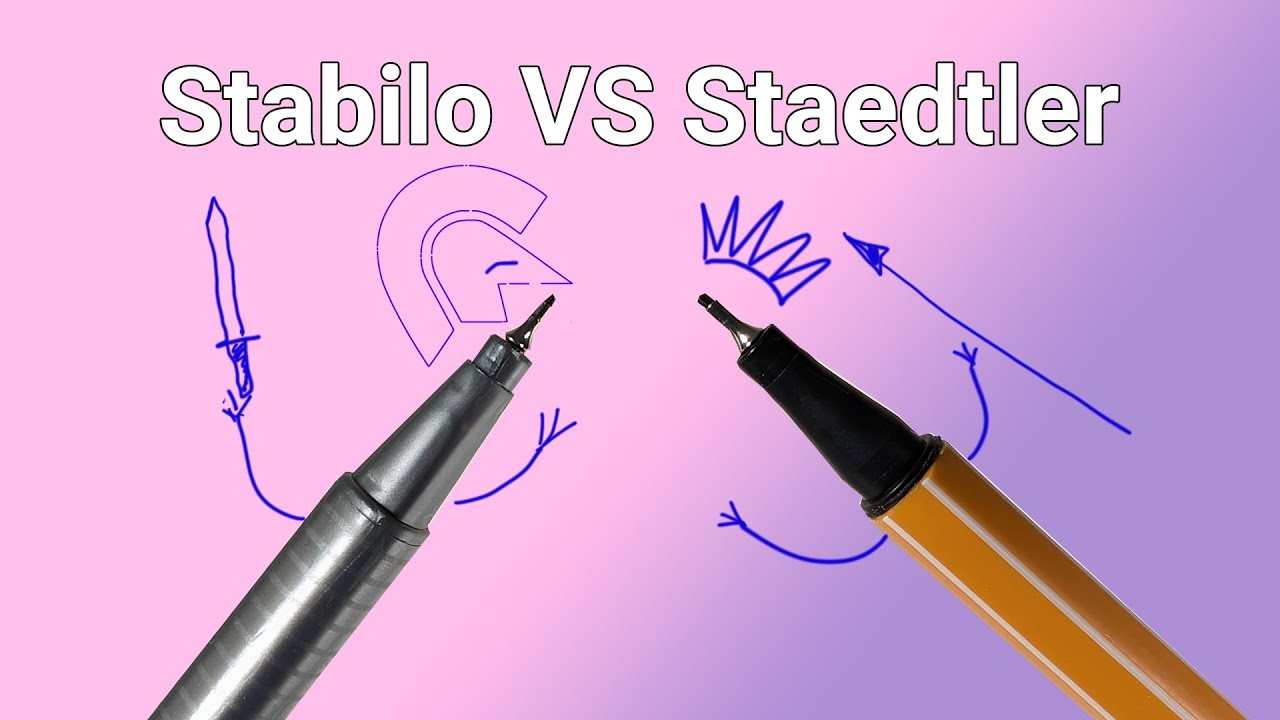 Stabilo VS Staedtler fineliners !