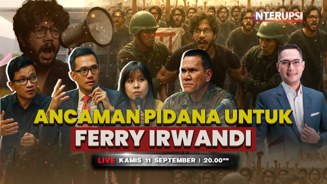 🔴LIVE Ancaman Pidana untuk Ferry Irwandi | INTERUPSI (11/09)