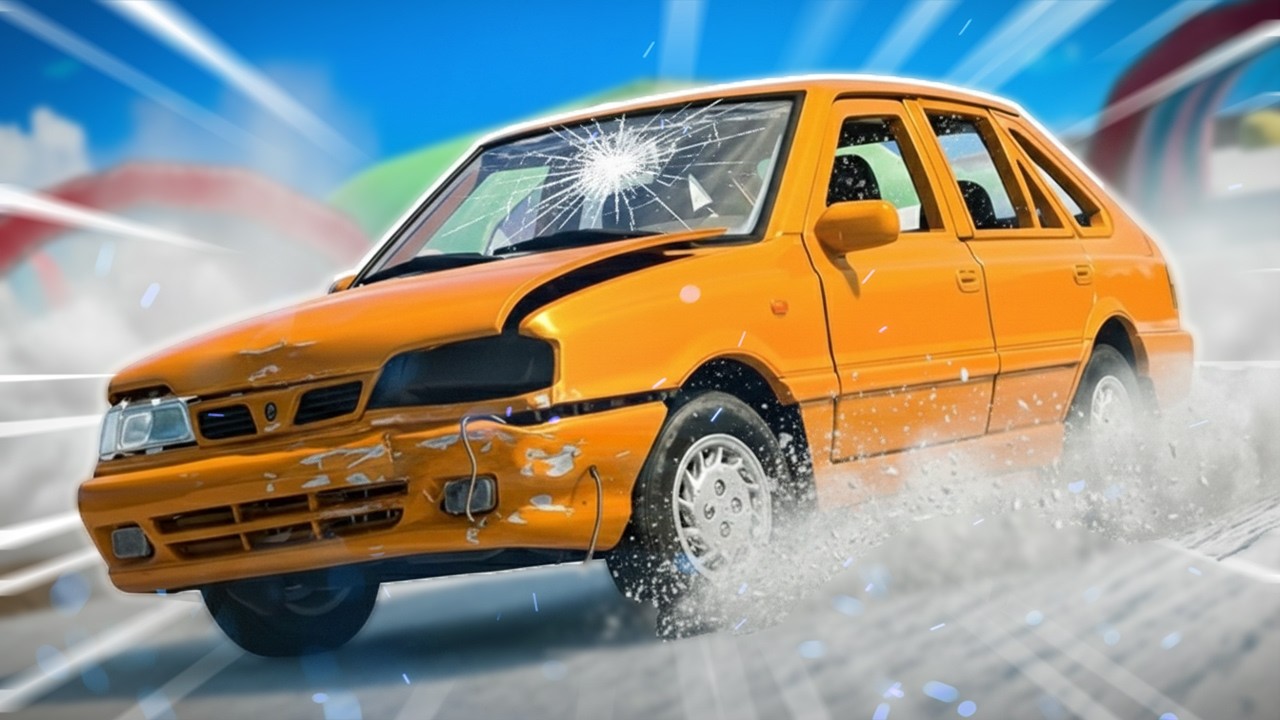 DEBILE vs ŚWIĄTECZNY TOR PRZESZK&Oacute;D 💀 (BeamNG)