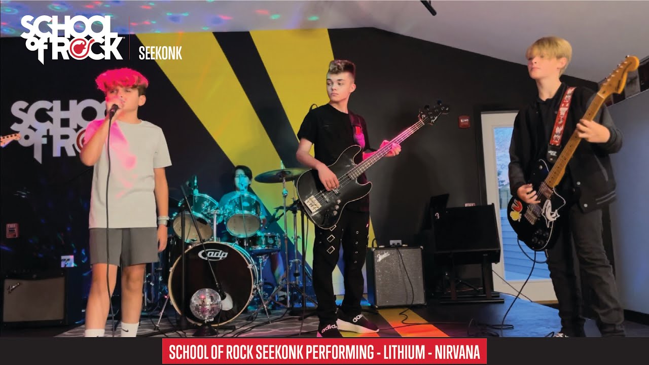 School Of Rock Seekonk Students Perform "Lithium" by Nirvana