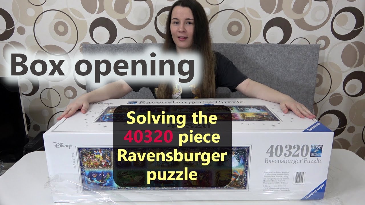 40320 piece Disney puzzle Part 0: Box opening
