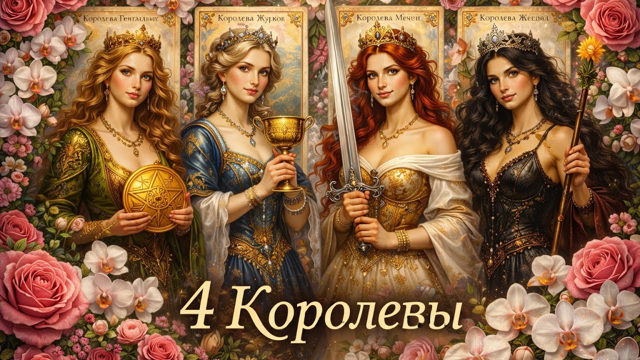 4 королевы. Послание от высших Сил. Таро расклад. 