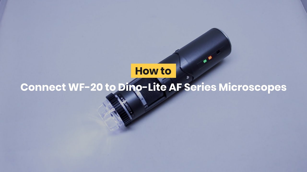 How to Connect WF-20 to Dino-Lite AF Series Digital Microscope?