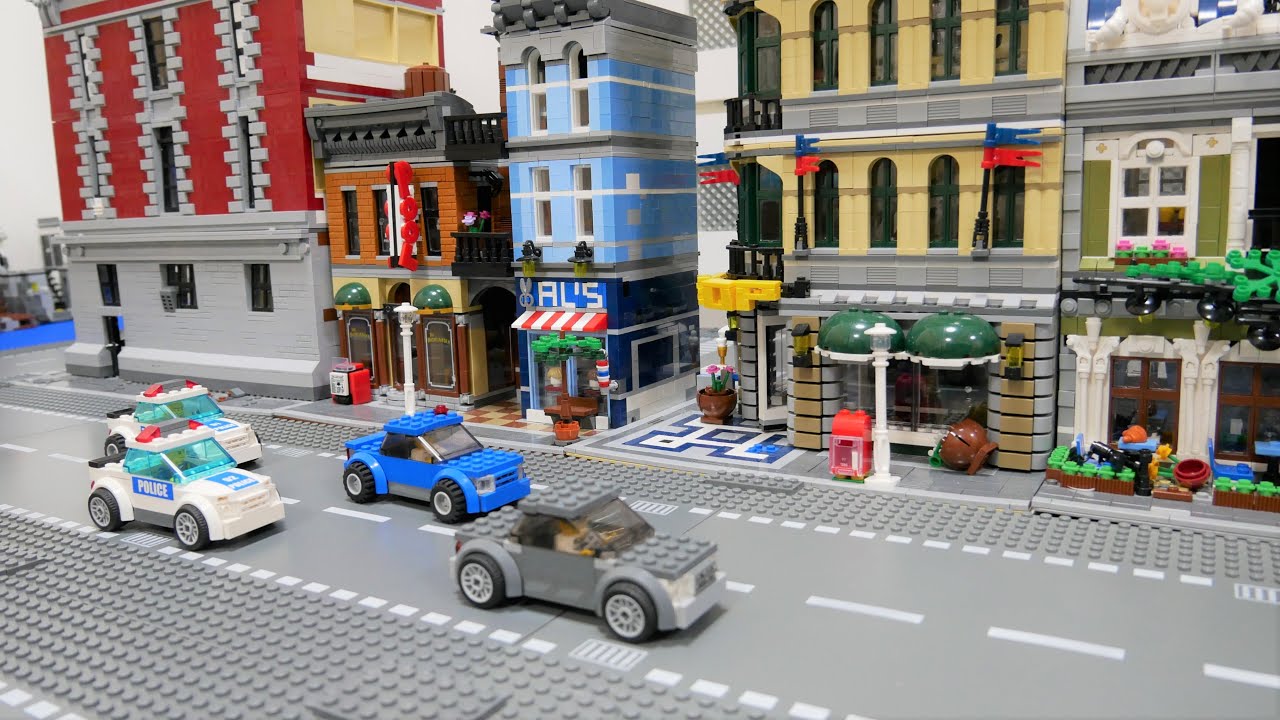 【コマ撮り】レゴでアウトロウを再現するよ【LEGO、警察、パトカー】