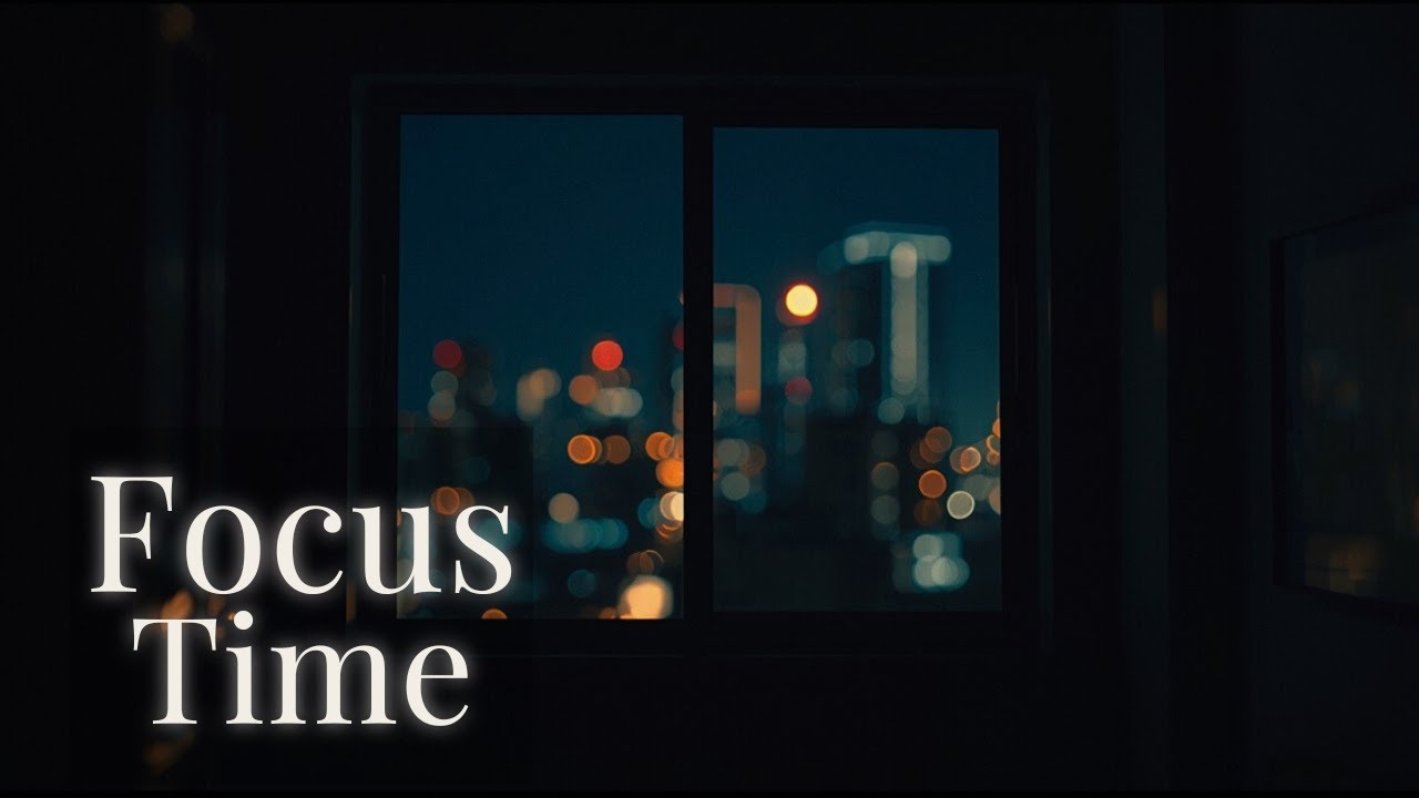 Focus Time City 🌃 Smooth Lofi Jazz for Work, Study and Relax