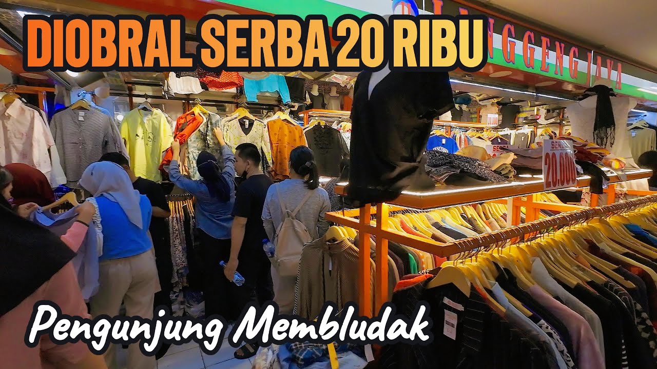 THRIFTING HARI MINGGU DI BLOK 3 PASAR SENEN BANYAK YANG DIOBRAL
