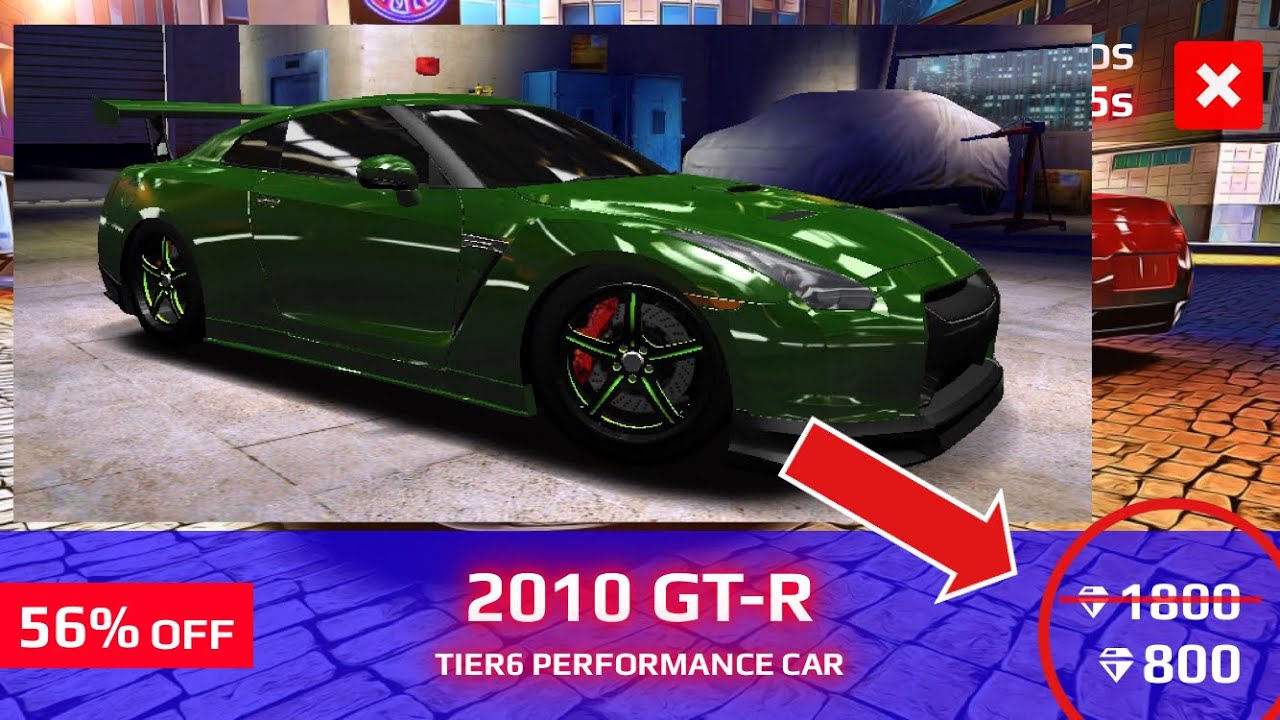 Buying The 2010 GT-R For HALF PRICE IN RUSH RACING 2!! (Rush Racing 2 GTR Sale!)
