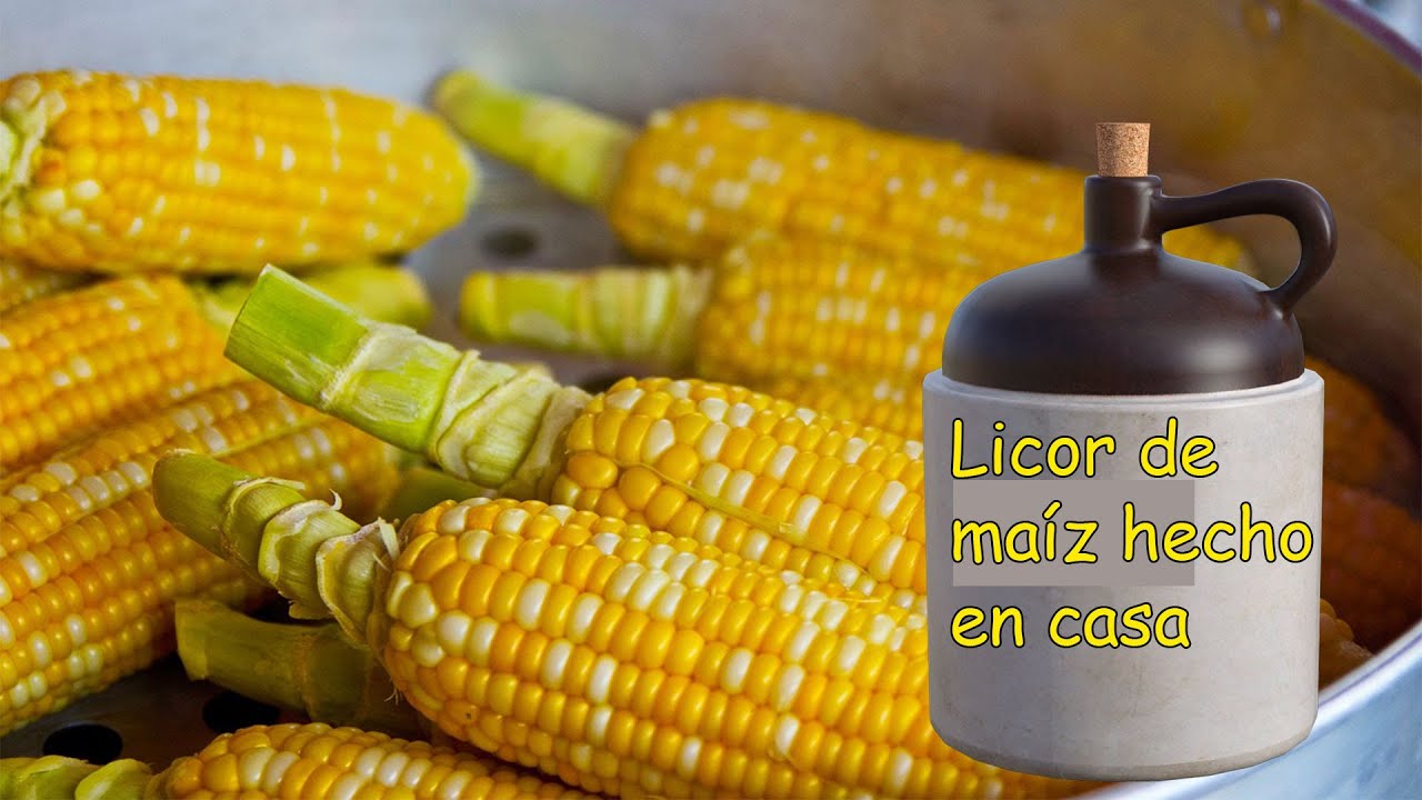 Como hacer licor de maiz casero y de buena calidad.