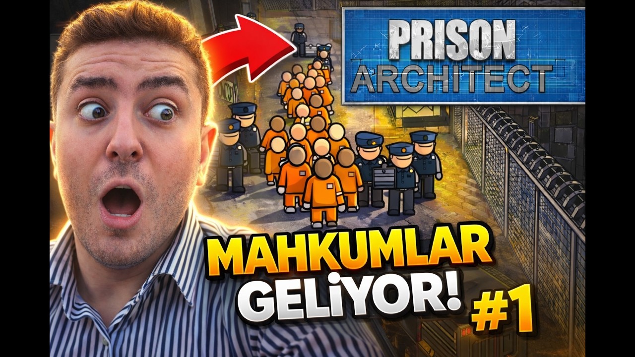 SIFIRDAN HAPİSHANE KURUYORUM! 🏗️ Prison Architect #1 | Dev Cezaevi Serisi Başladı