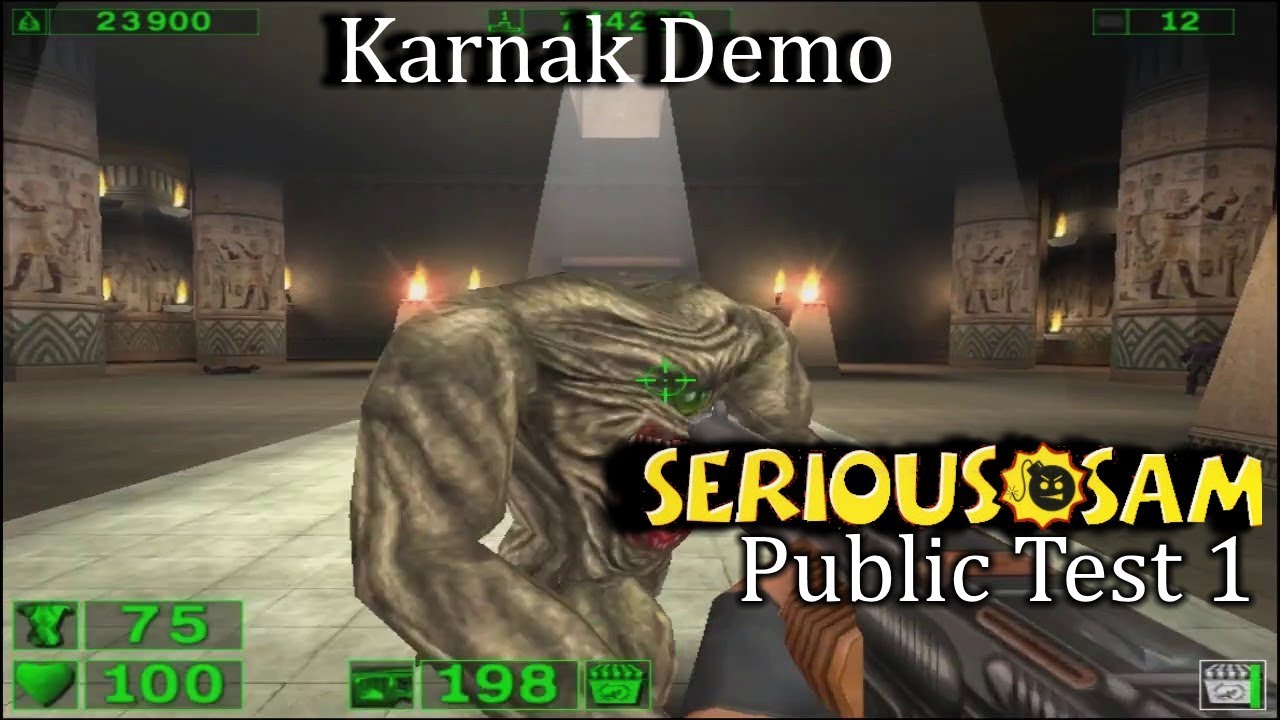 Serious Sam: The First Encounter - Public Test 1 Gameplay (60 FPS)