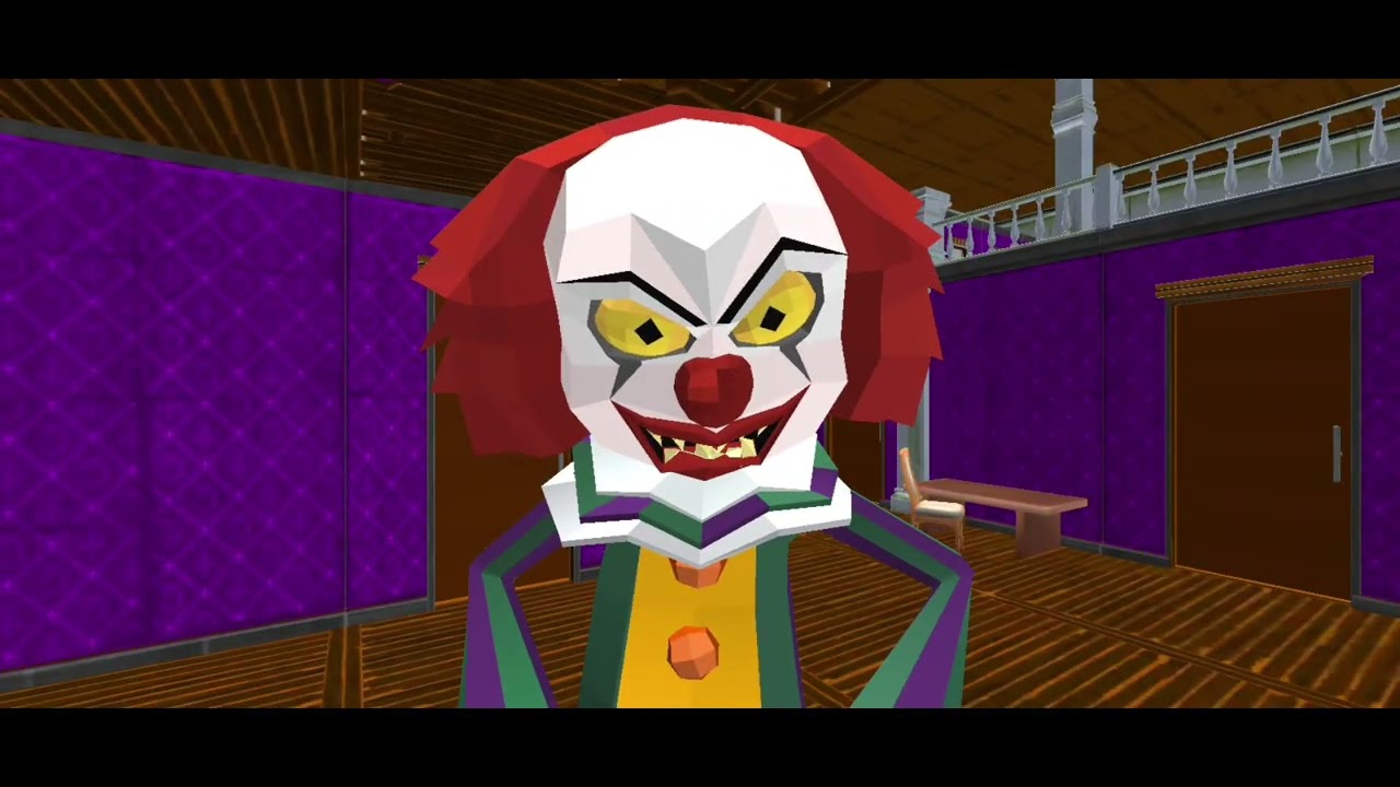 Paula plays Clown Neighbor Escape/Gets scared/ Gets punished/Grounded 
