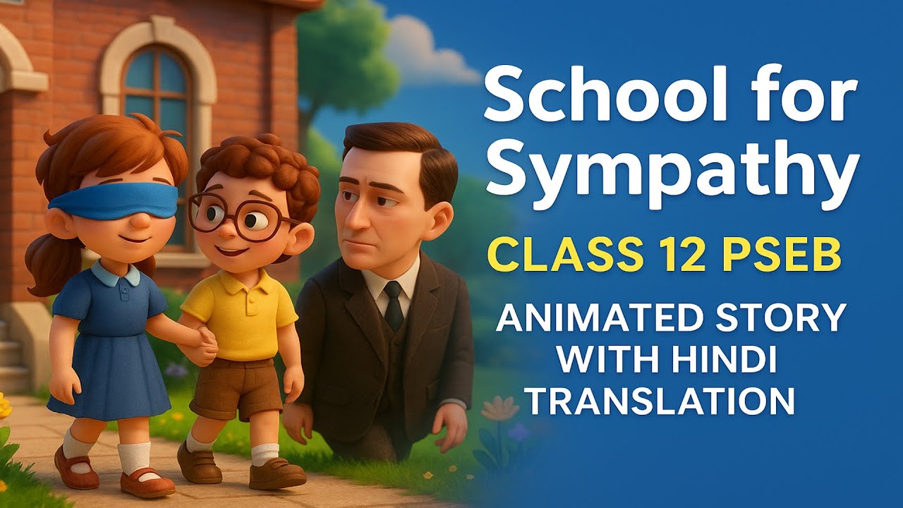 School for Sympathy | Class 12 PSEB | Hindi Explanation with Animation | A Rainbow of English