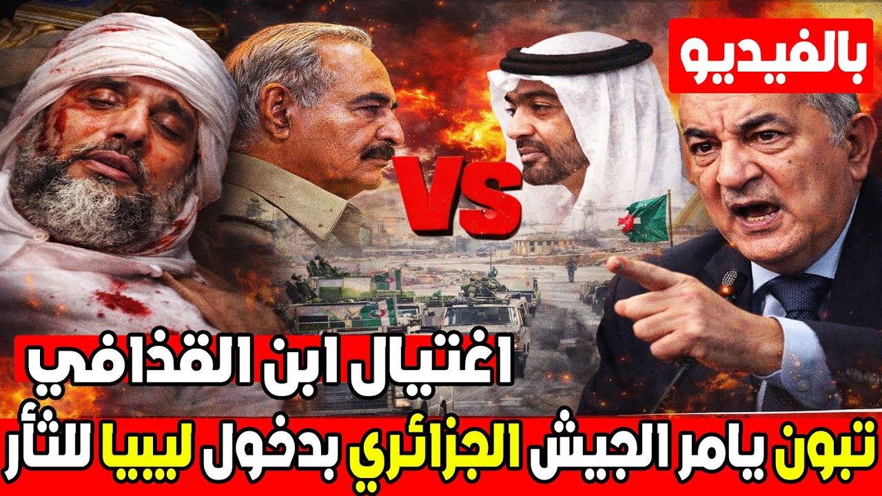 شاهد بالفيديو مالذي حدث لسيف الاسلام القذافي و كيف تدخل الرئيس تبون