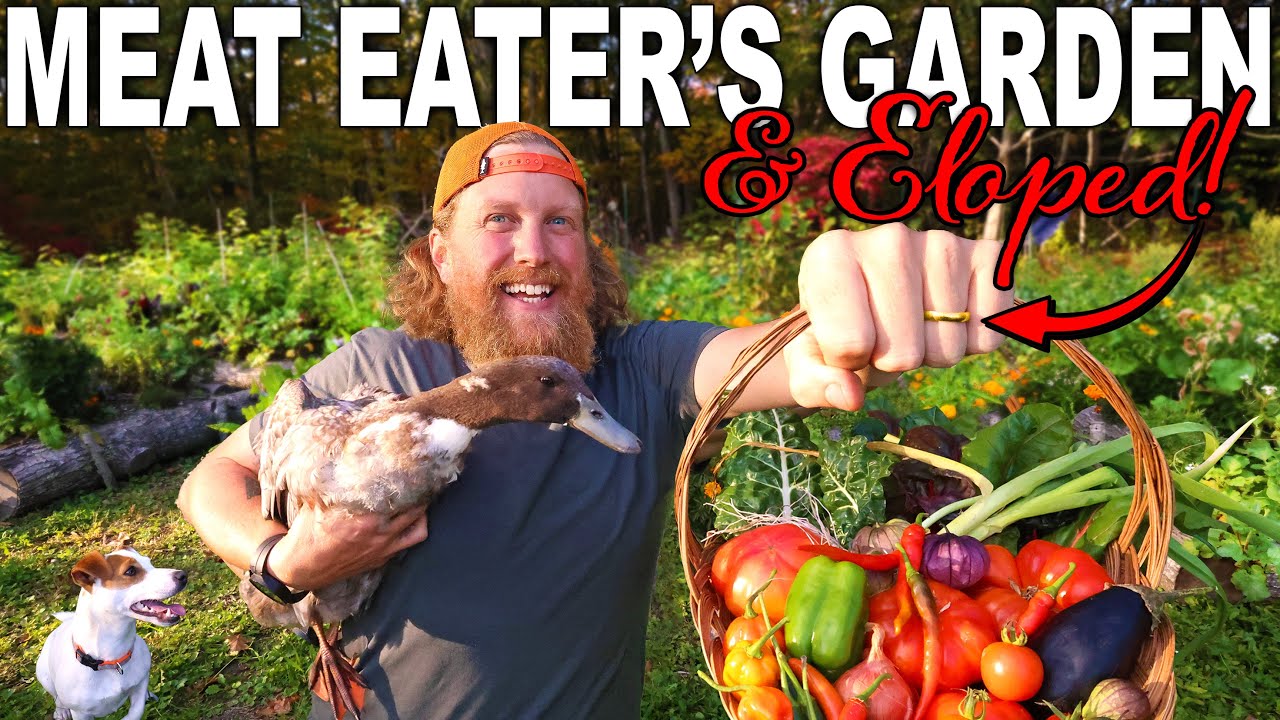 Meat Eater's Garden - First Year Building the Catch & Cook Garden from Seed to Feed!