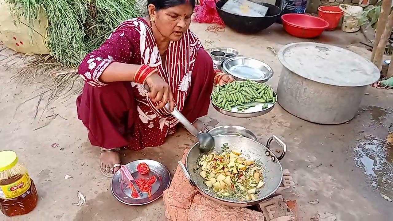 खेतों से लाई गई ताजी (बाकला) की स्वादिष्ट सब्जी A to Z  bloggers
