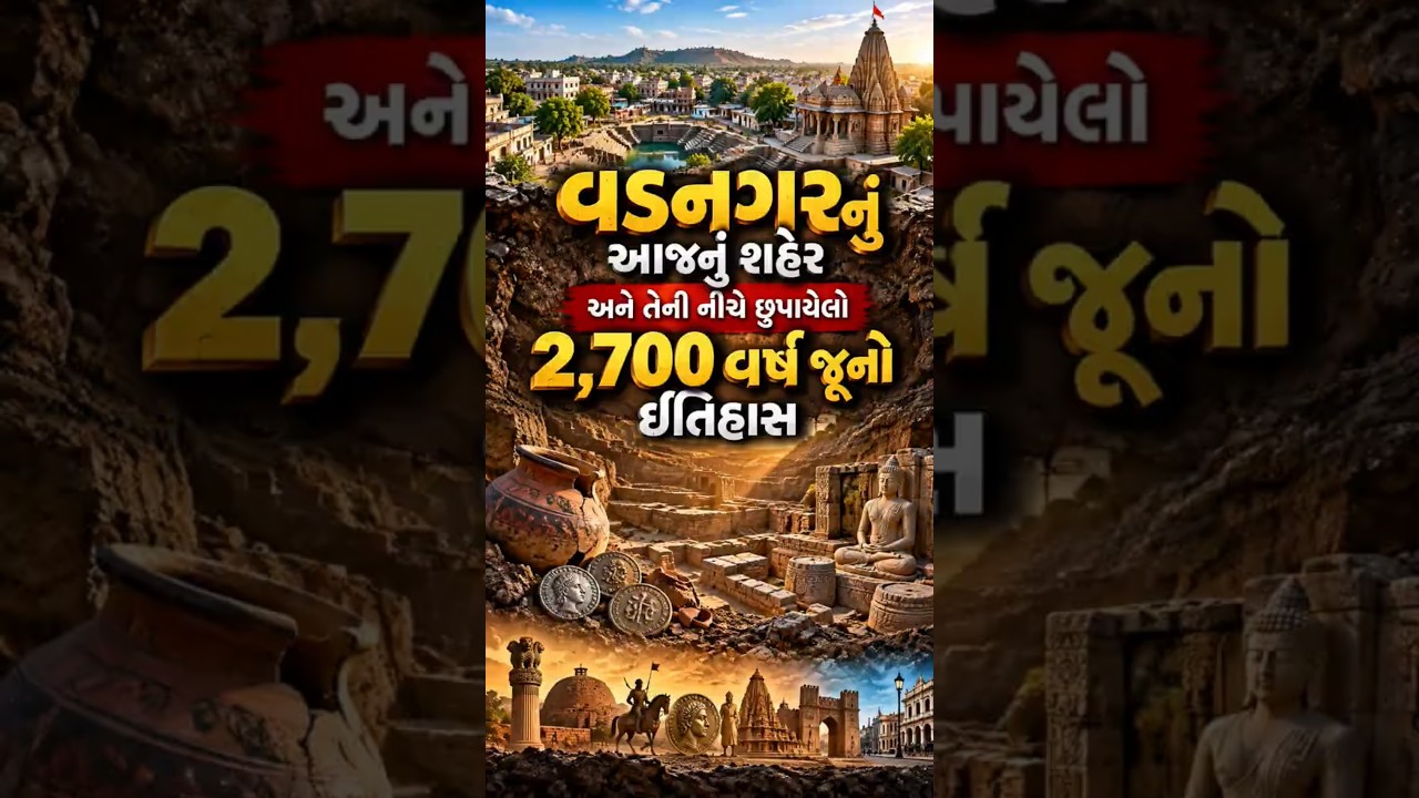 વડનગરની ધરતી નીચે છુપાયેલો 2,700 વર્ષનો ઇતિહાસ! 😱 | Hidden Gujarat
