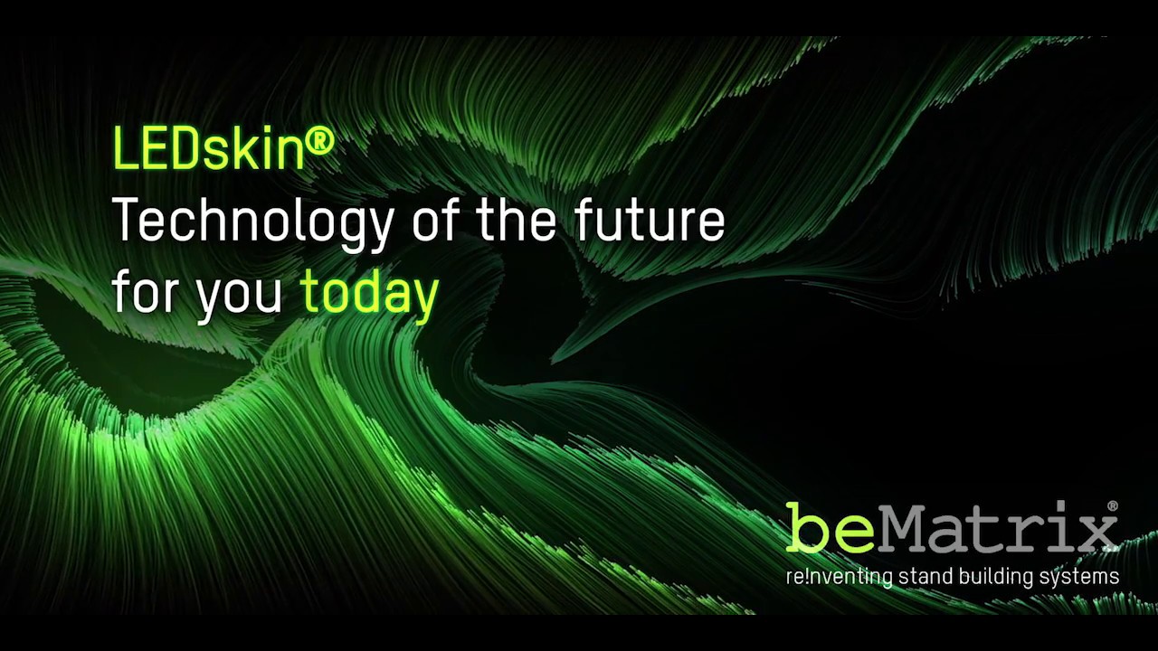 World premiere: game changing video wall: LEDskin®