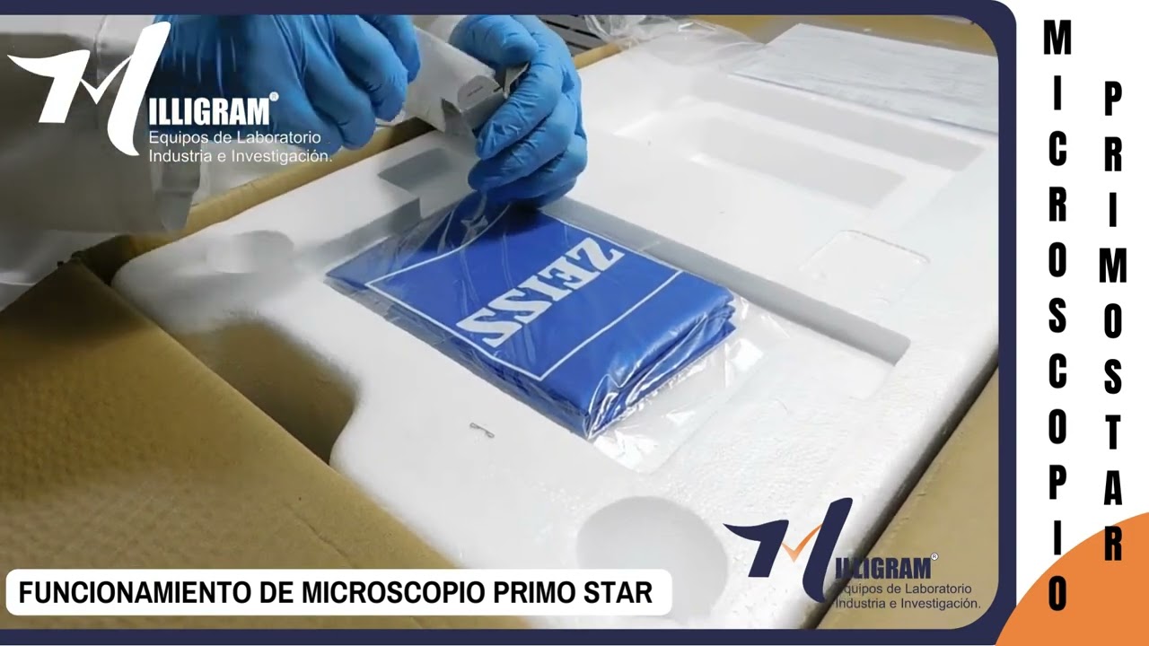 FUNCIONAMIENTO Y DESEMBALAJE DE MICROSCOPIO ZEISS PRIMO STAR / PARTE 1