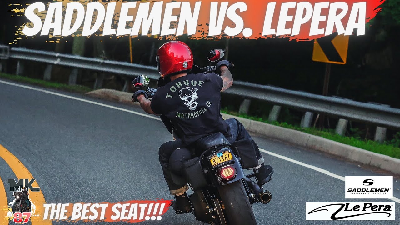 Седло Lepera против седла Saddlemen для софтейлов