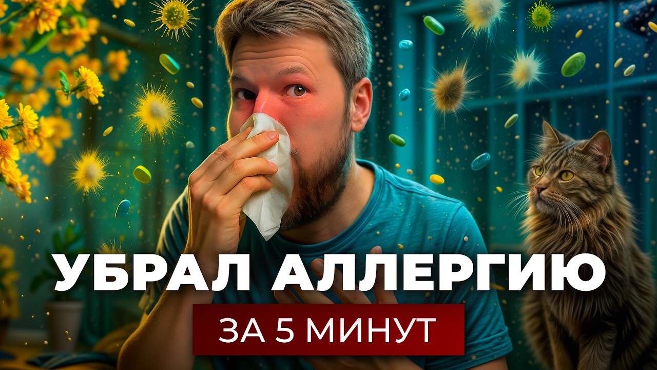 Как избавиться от аллергии без таблеток? Рабочий метод