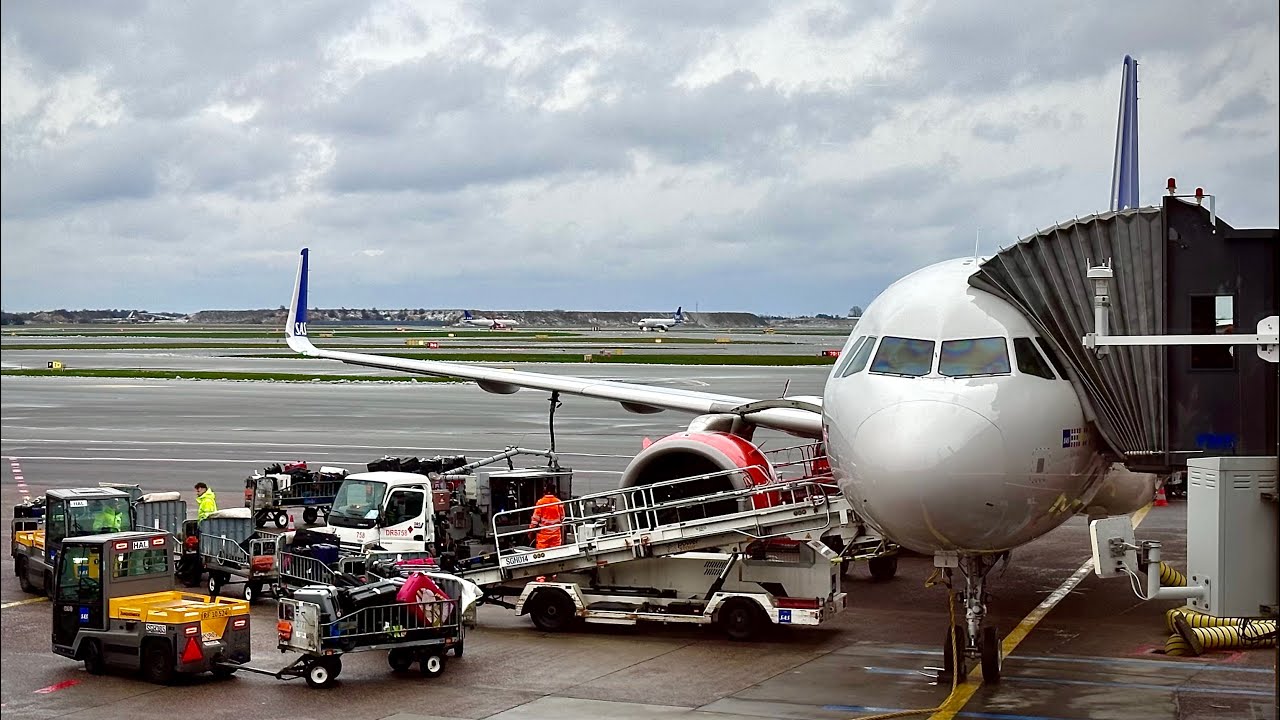 Airbus A320neo | SAS Scandinavian Airlines | Ницца (NCE) &mdash; Копенгаген (CPH) | Полный Полёт | 4К