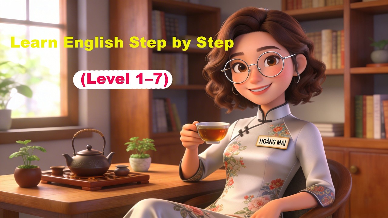 Learn English Step by Step (Level 1–7) | Listening & Speaking Practice – Episode 1