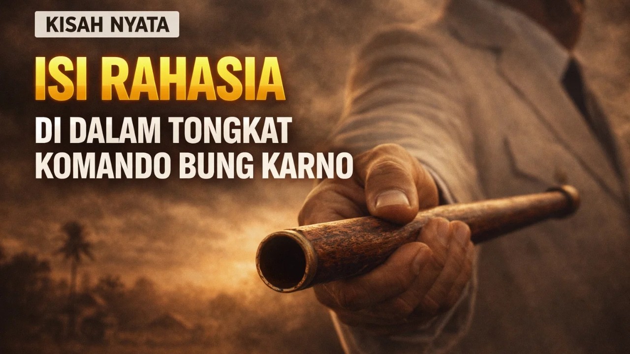 KISAH NYATA !! ISI RAHASIA TONGKAT KOMANDO BUNG KARNO YANG JARANG DIKETAHUI.