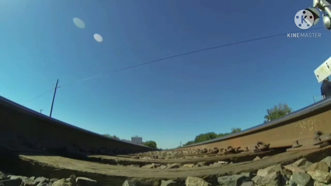 6 Freight Trains Under Camera With Reverse