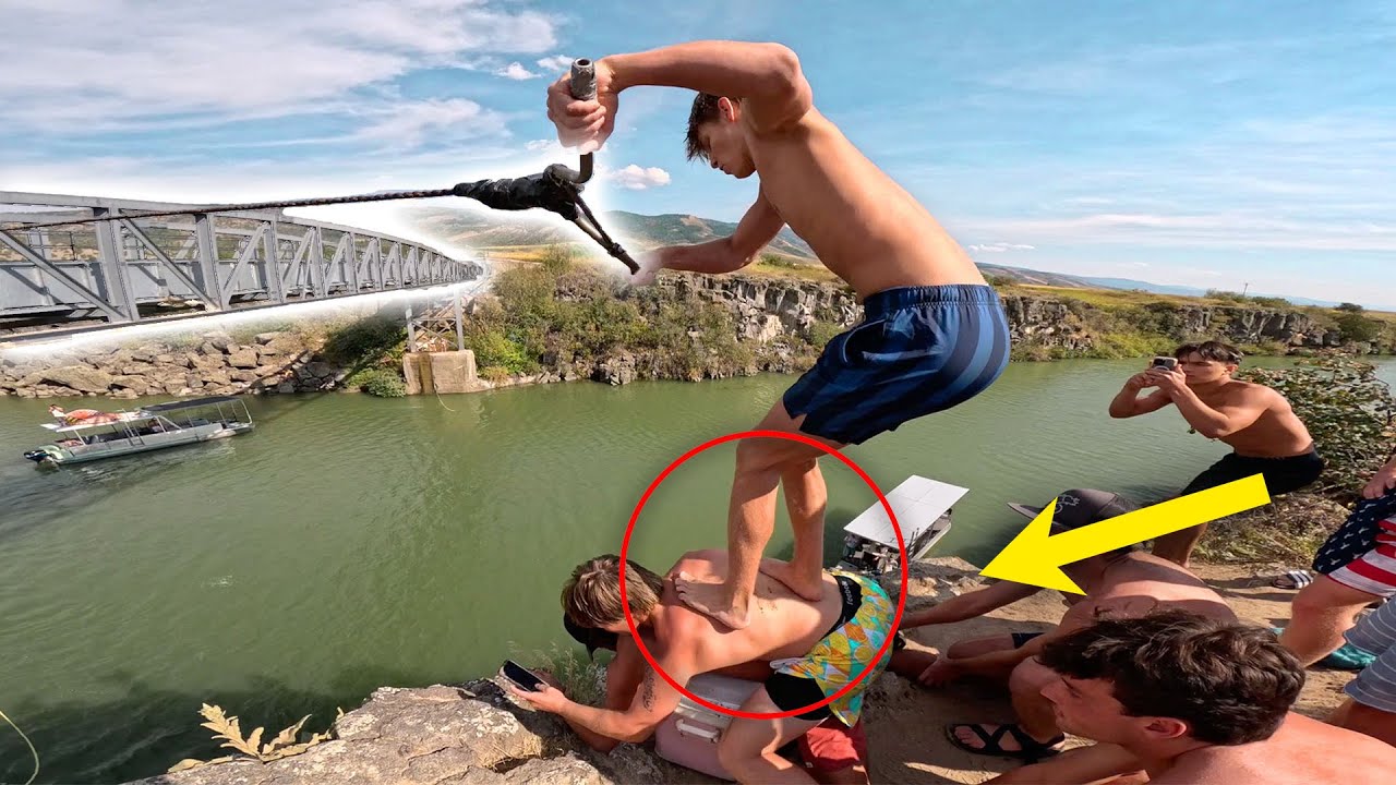 WE BROKE THE ROPE SWING WORLD RECORD! (SEXTUPLE FLIP)