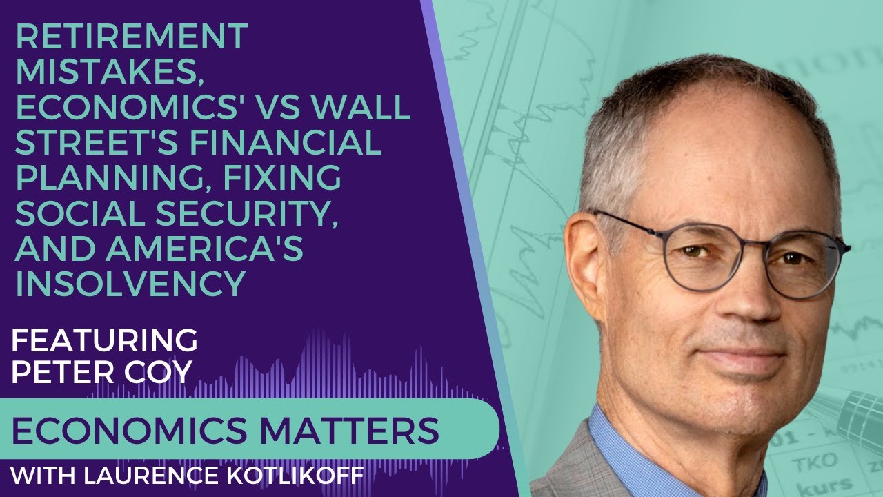 Economics Journalist Interviews Larry About Retirement Mistakes,  Fixing Social Security & more!