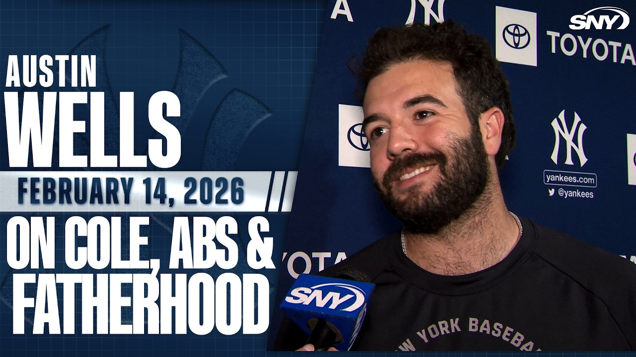Austin Wells talks return of Yankees ace Gerrit Cole, learning new ABS system and being new father