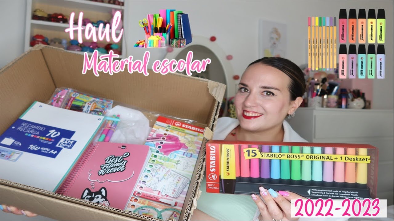 📝📚HAUL de MATERIAL ESCOLAR 2022 /2023🎒📗