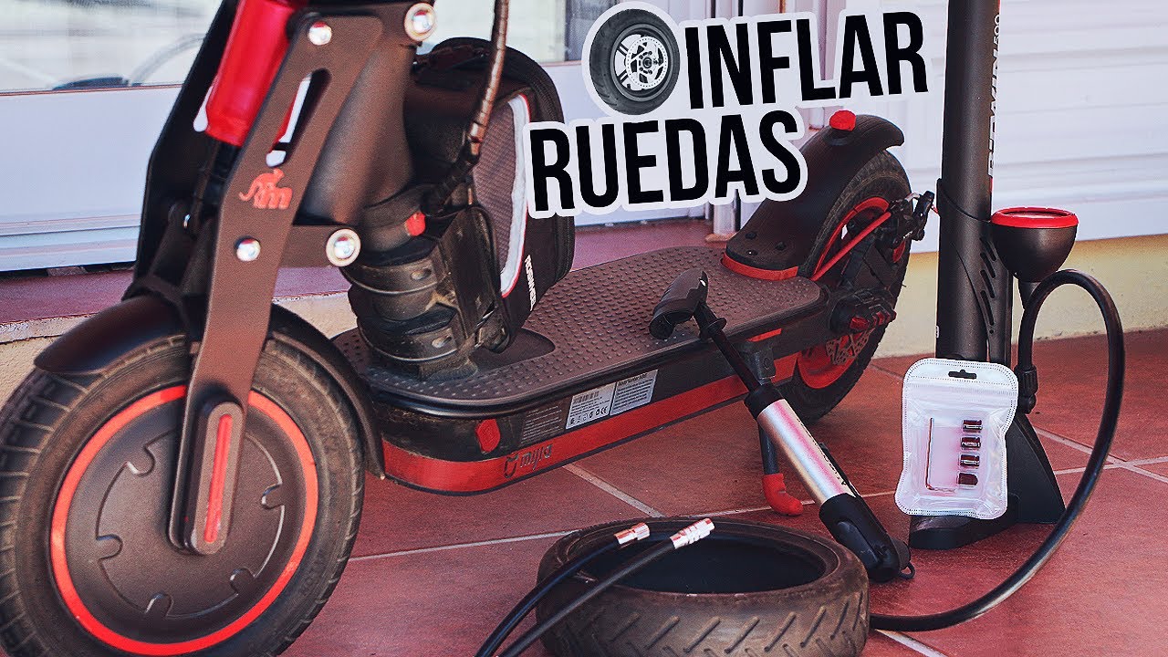 Inflar las RUEDAS del XIAOMI M365 / PRO 💨 Consejos y trucos | Patinete eléctrico 🛴⚡️