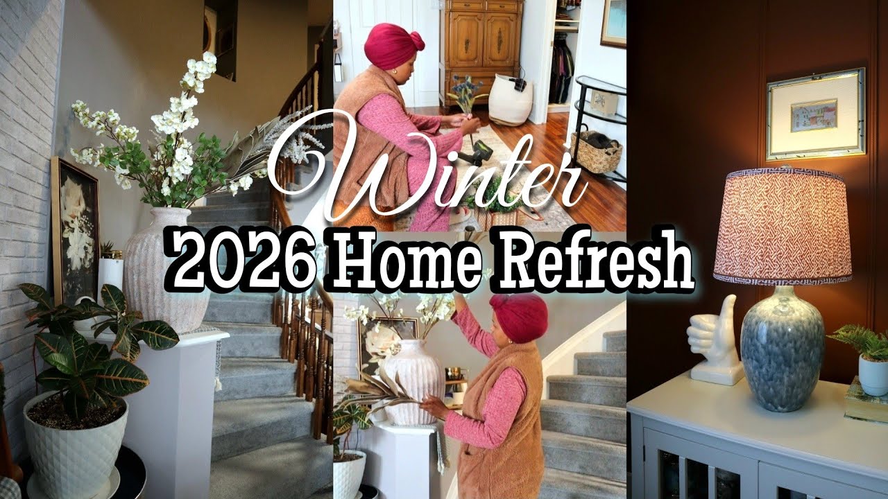 Winter Home Refresh ❄️ Cozy & Calm || Clean & Decorate with Me 2026