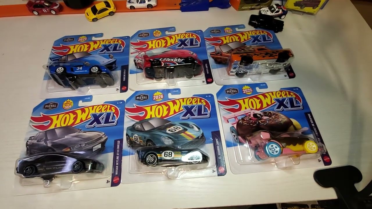 HOT WHEELS XL первые 6