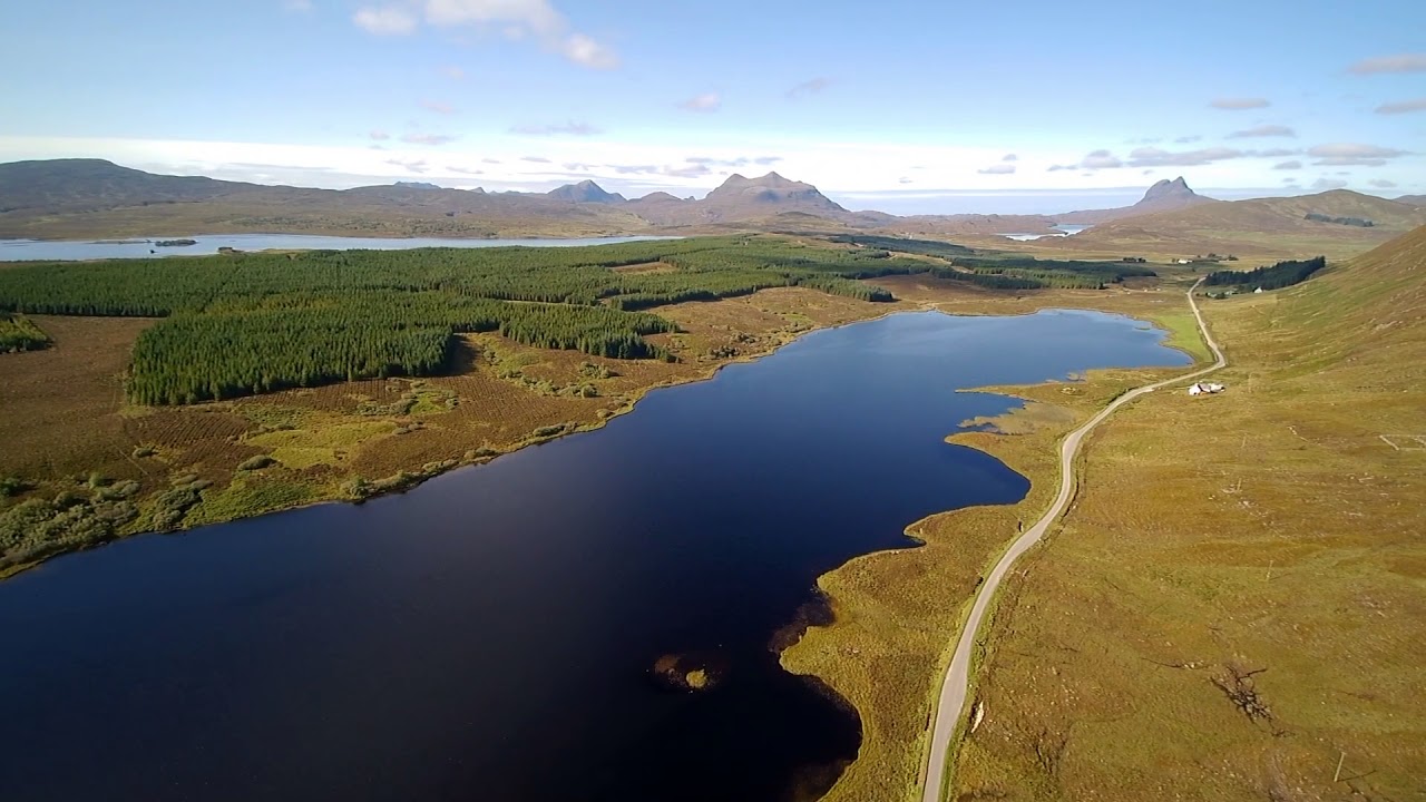 Loch Borralan nahe Lairg   Youtube Version